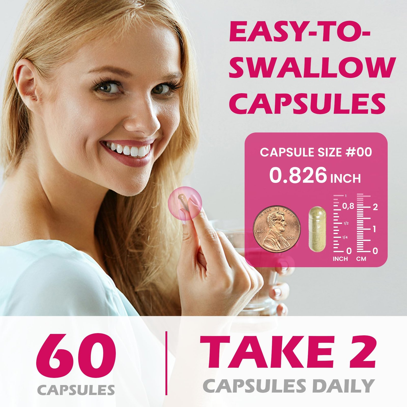 23-in-1 Kidney Cleanse Detox & Repair with 50:1 Cranberry Extract | Botanical Formula for Urinary Tract Wellness | 60 Capsules - Image 2